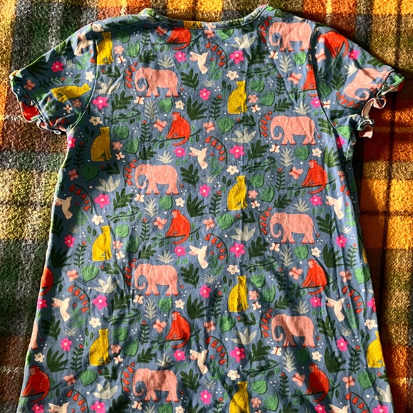 Mini Boden Girls Colourful Pocket Summer Tunic Dress Indian Garden (size 11-12) - Picture 7 of 8